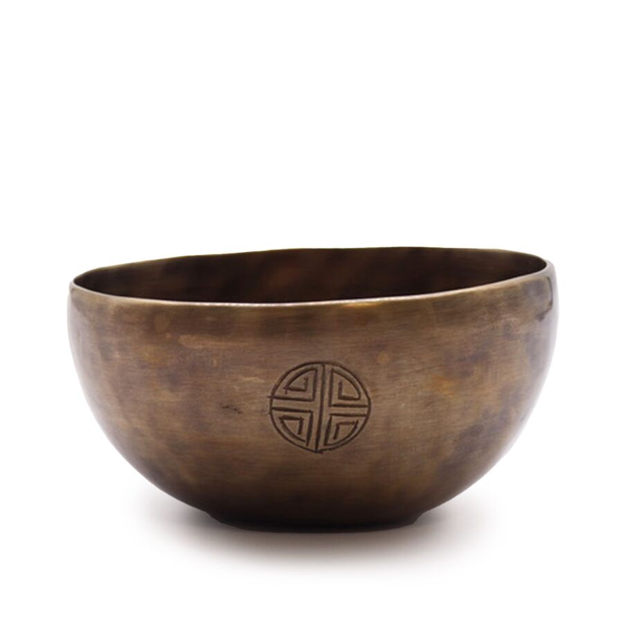 Medium Indian Moon Phase Singing Bowl: (approx 750g) - 15cm